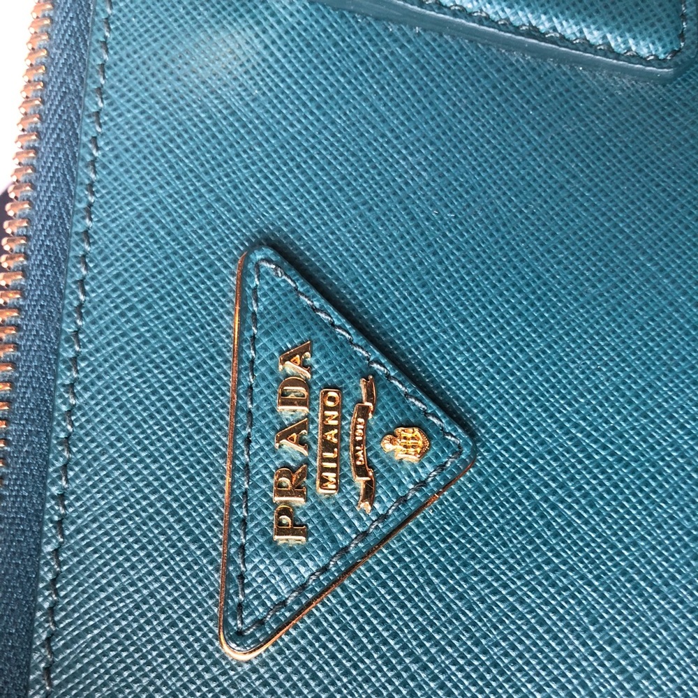 NWT Prada Saffiano Lux Ottanio handbag large 😍 - Picture 3 of 9